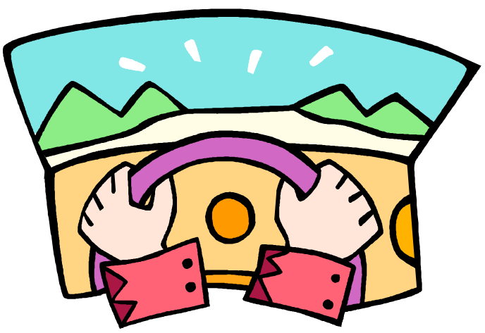 Drive in clip art