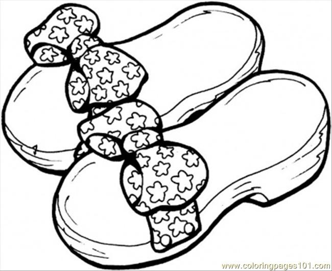 Shoes Coloring Pages
