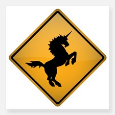 Black Unicorn Stickers | Black Unicorn Sticker Designs | Label ...