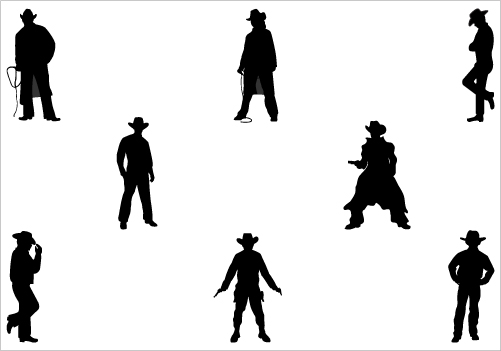Cowboy Silhouette | Free Download Clip Art | Free Clip Art | on ...