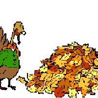 Turkey Dinner Wine Glasses Happy Thanksgiving Animation Animations ...
