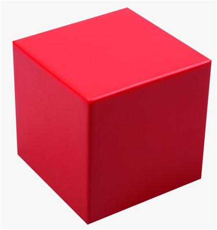 Orange Cube Shapes Clipart
