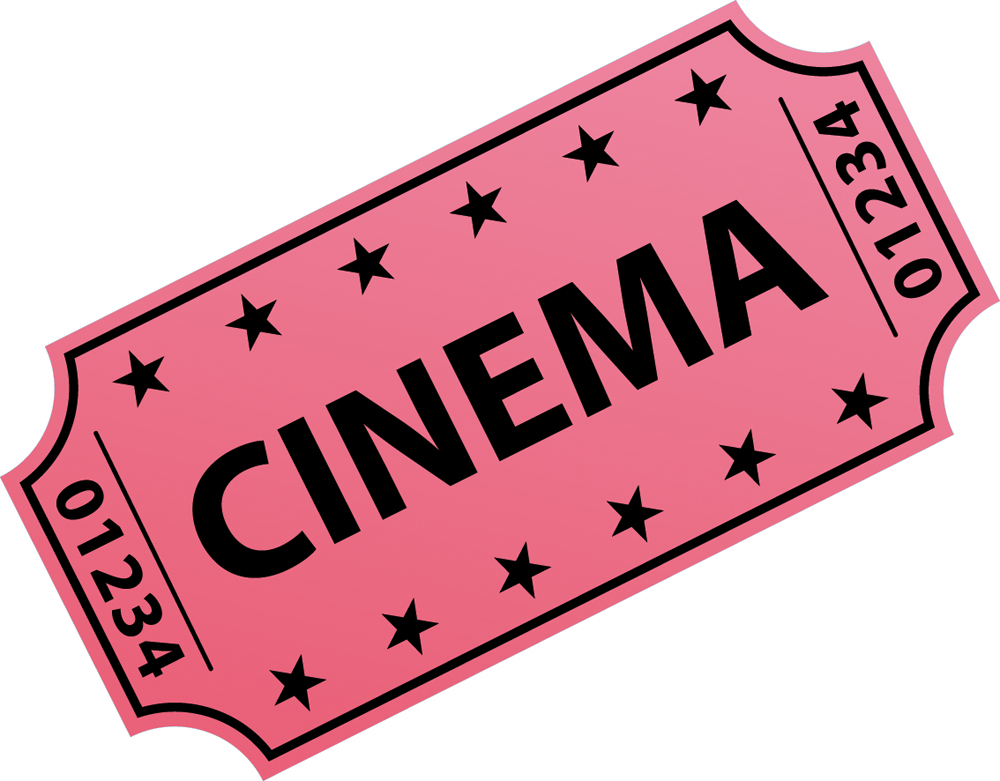 Wallstickers folies : Movie Ticket Wall Stickers