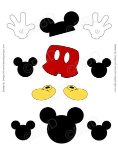 Mickey mouse body clipart