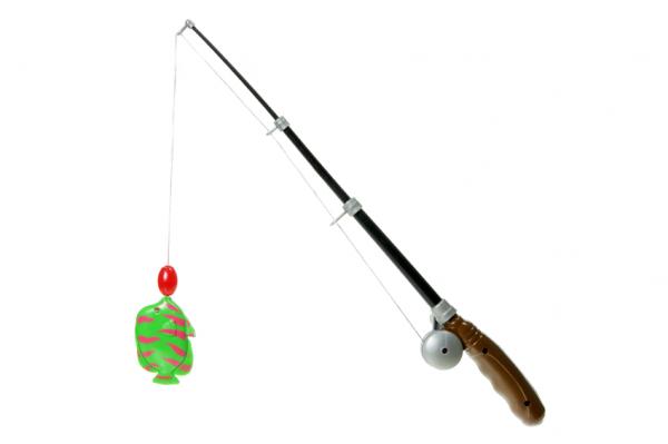 Kids fishing poles clipart