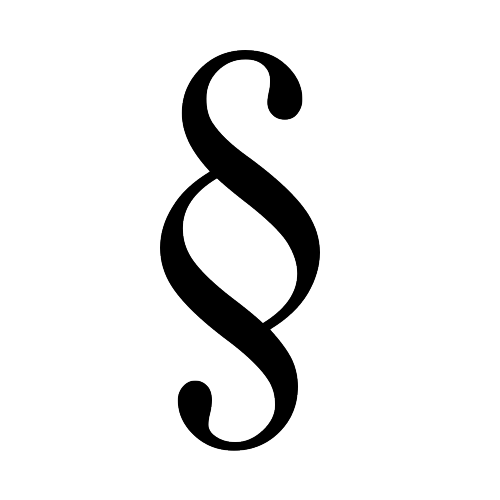 In law, what does this symbol mean? - Quora