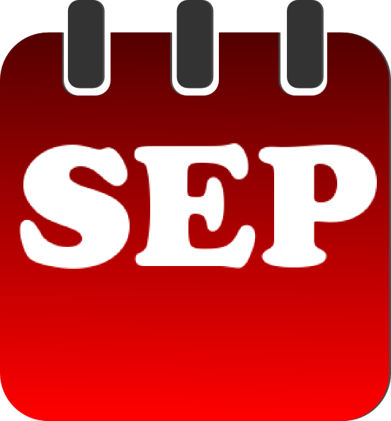 September clipart calendar
