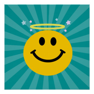 Angel With Halo Smiley Gifts on Zazzle