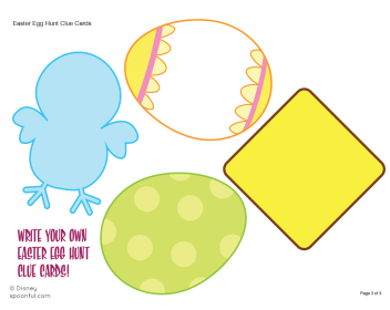 DIY Printable Easter Egg Hunt Clues | Momasaurus