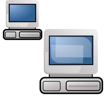 Download Dekstop computer vector 12 Free