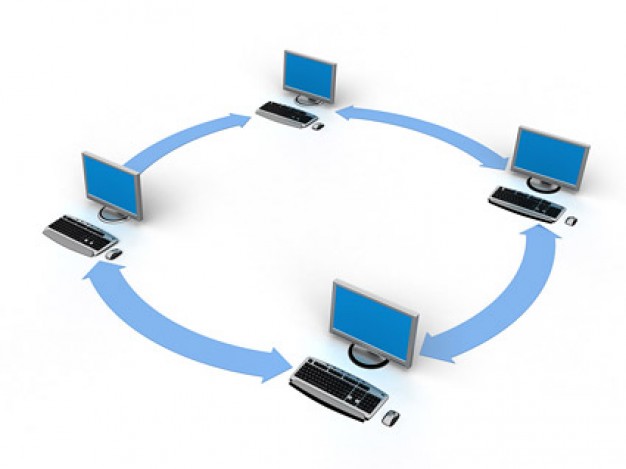 d computer network connecting picture material | Download free Photos