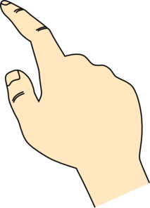 Pointing Finger clip art - vector clip art online, royalty free ...