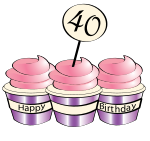 Favorite 40th Birthday Clip Art