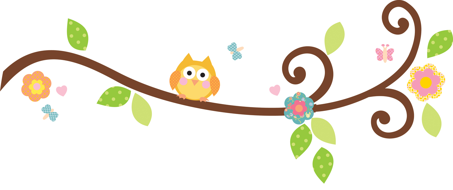 Happi Scroll Branch Peel & Stick Wall Decals RMK1861SCS