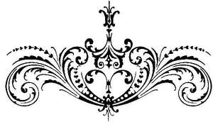 Tim Holtz Rubber Stamp SCROLLWORK Stampers Anonymous P5-
