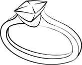 Diamond Ring Clipart, Diamond Clipart, Engagement Ring Clipart ...