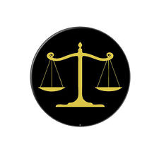 Scales of Justice Pin