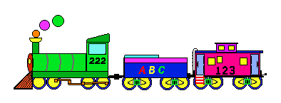 Train Clip Art of trains and train engines and box cars plus ...