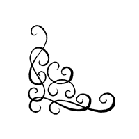 Corner Swirl Borders Corners Swirl Corner Frame Stencils Swirls ...