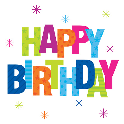 Birthday Card Clip Art, Vector Images & Illustrations