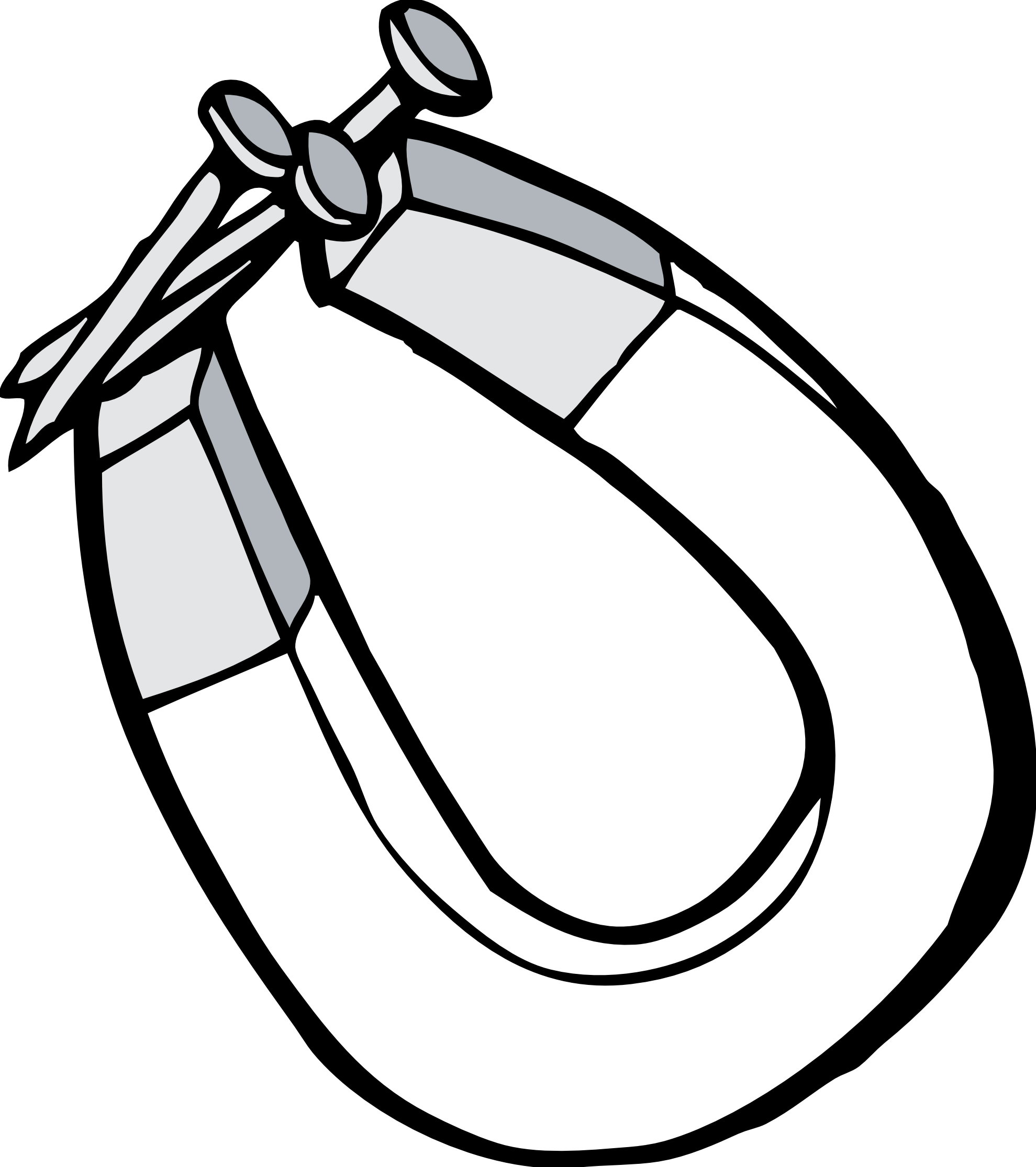 Magnet clip art
