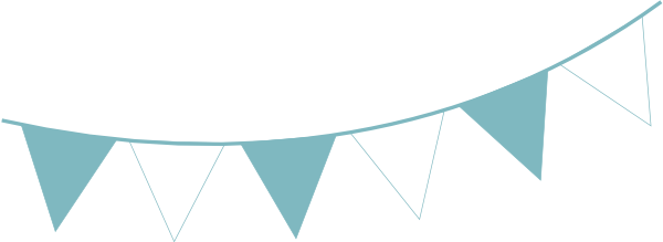 Blue Bunting Clip Art - vector clip art online ...