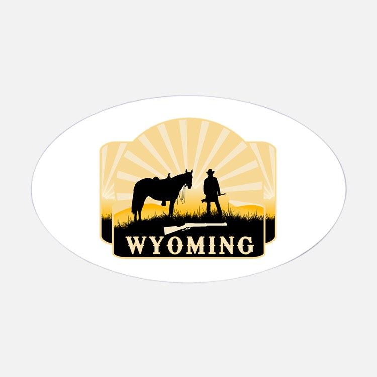 Wyoming Cowboy Bumper Stickers | Car Stickers, Decals, & More