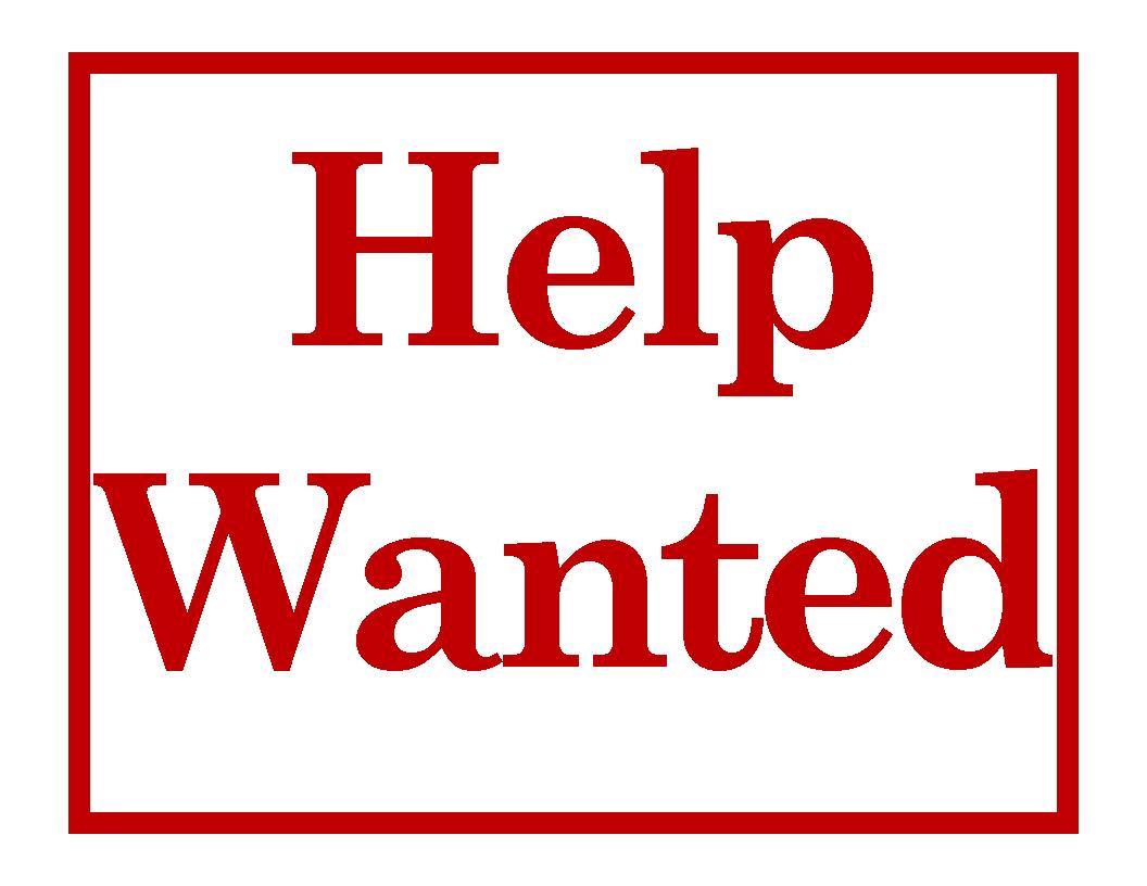 Clipart help wanted sign