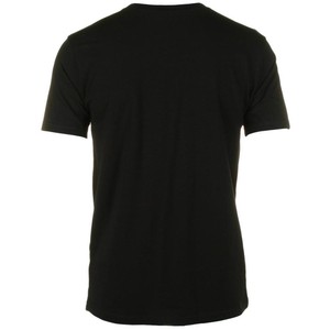 Boss Black Mens Plain Black Stretch Black T-Shirt Double Pack ...