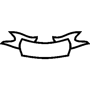 Shield And Banner Outline - ClipArt Best