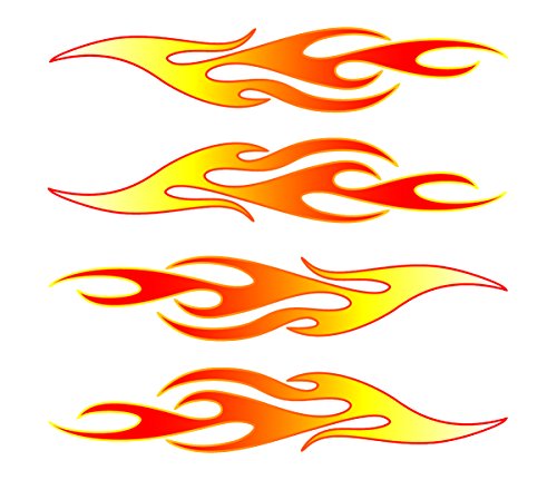 Amazon.com: Flames Vinyl Stick Onz Decal: Automotive