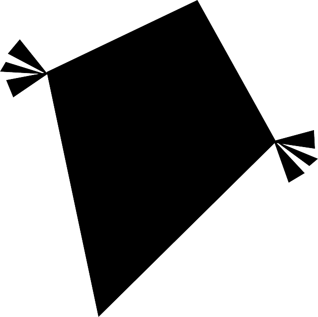 SILHOUETTE, SKY, SPRING, FLYING, TOY, SHAPE, KITE - Public Domain ...