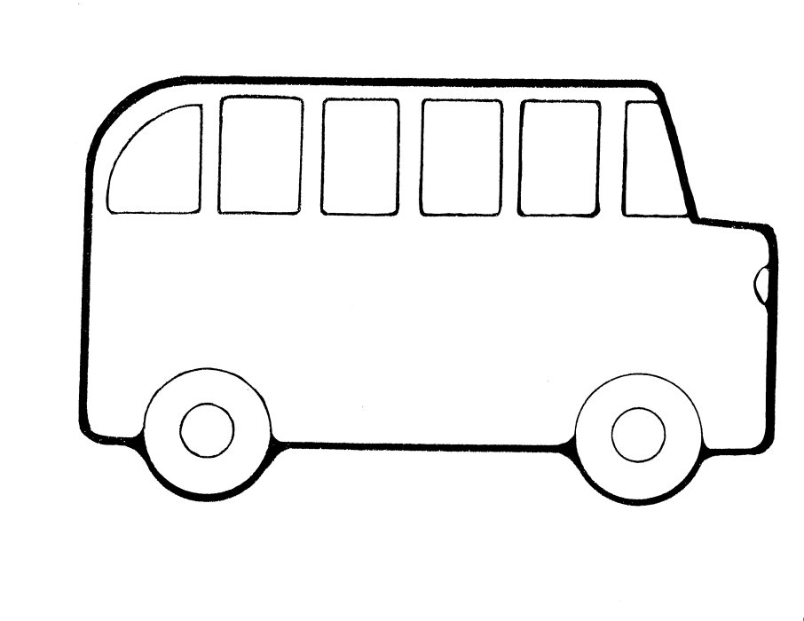bus coloring pages