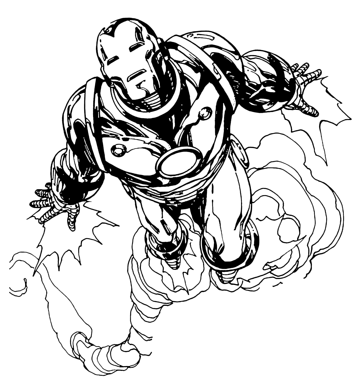 Iron Man Da Colorare Page 3 | Disegni da Colorare