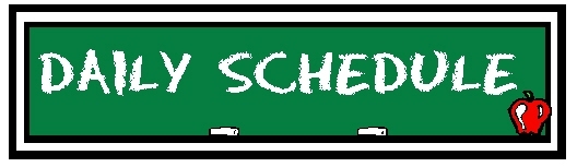 Classroom Schedule Clipart
