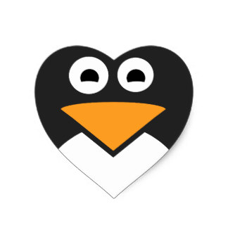 Penguin Face Stickers | Zazzle