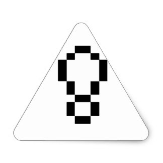 Exclamation Point Stickers | Zazzle