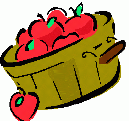 Apple Basket Clipart - Free Clipart Images