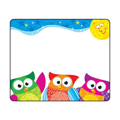 Printable Name Tags | Owl Name Tags ...
