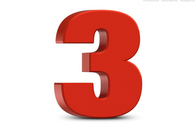 Red 3d Numbers Set Psdgraphics - NicoBenz