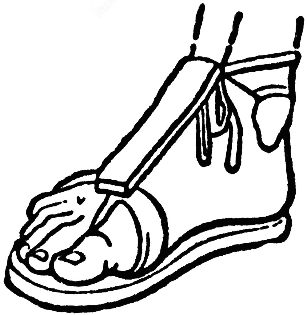 Sandal Clipart Etc