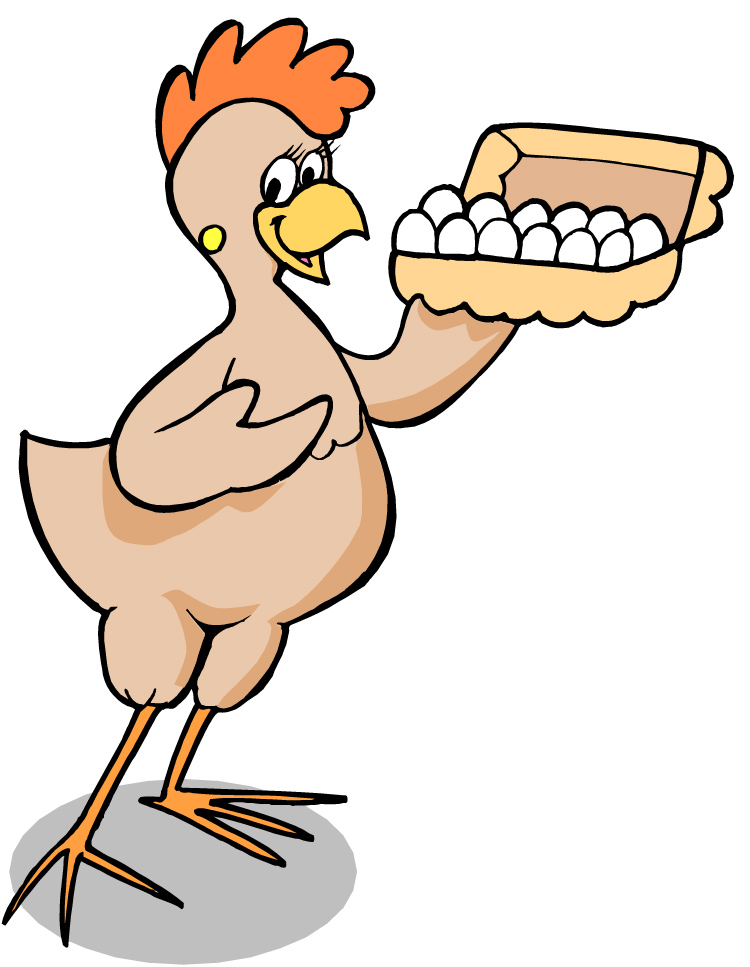 Chicken With Eggs Cartoon | Free Download Clip Art | Free Clip Art ...
