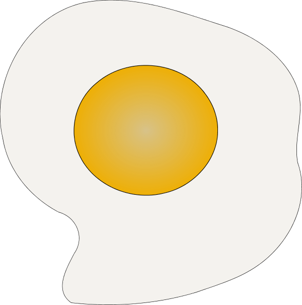 Fried Egg Vector Clip Art