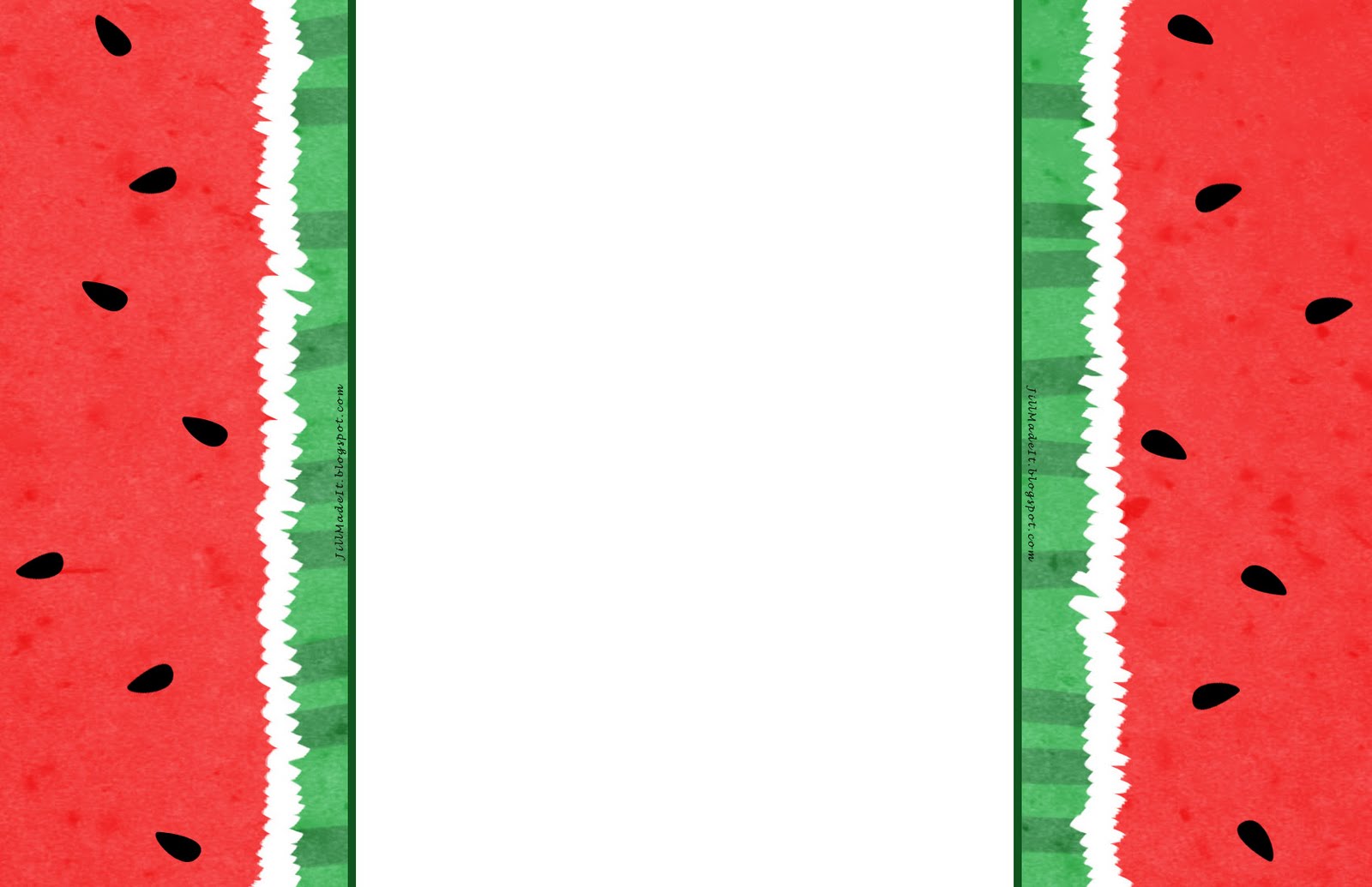 Summer Picnic Border Clipart