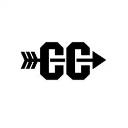 Cross country symbol clip art