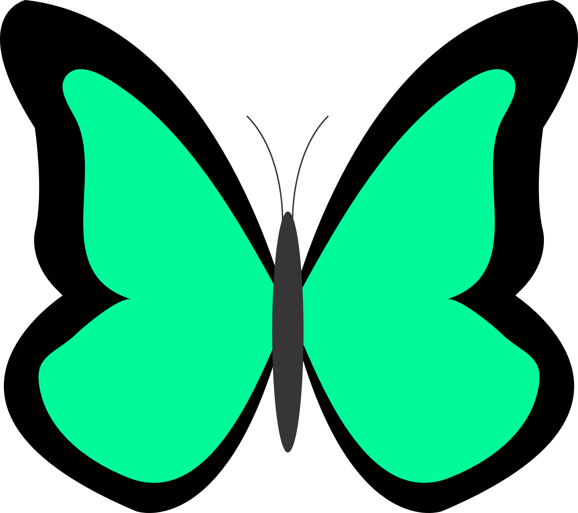 Hd butterfly clipart