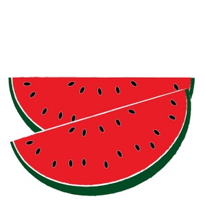 Watermelon Clipart Black And White - Free Clipart ...