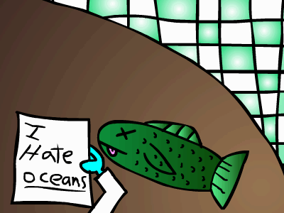 Cartoon Dead Fish