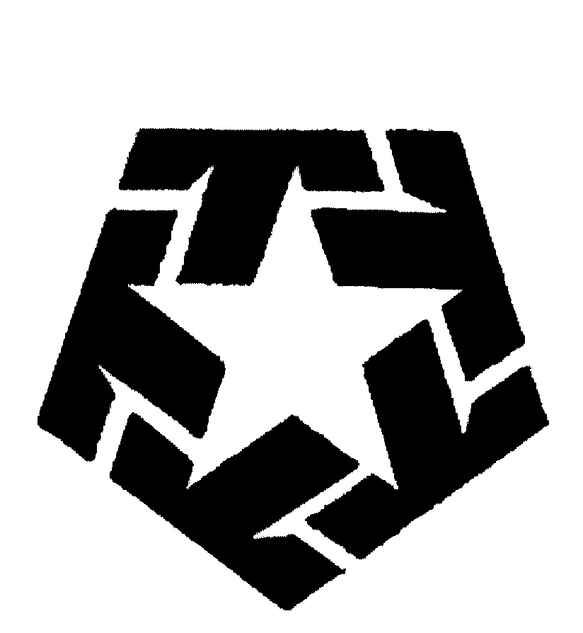 5-POINT STAR EXTENDED ON SIDES IN PENTAGON by Tribal Streetwear ...