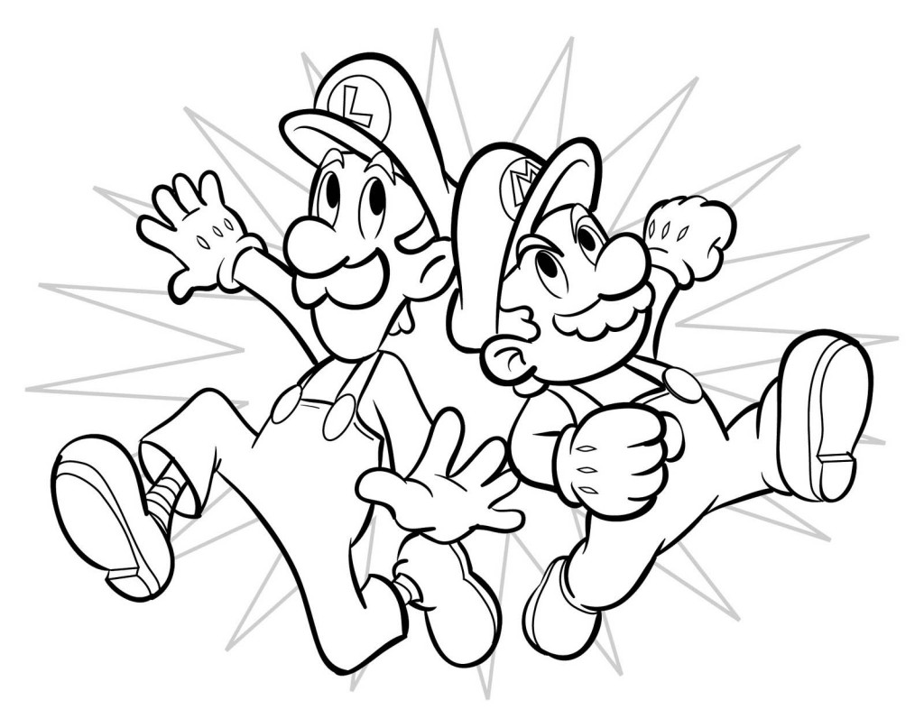 Free Printable Mario Coloring Pages For | Hagio Graphic